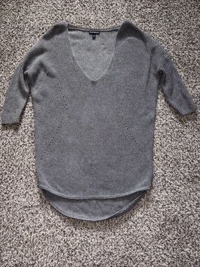 Express gray long sweater XS